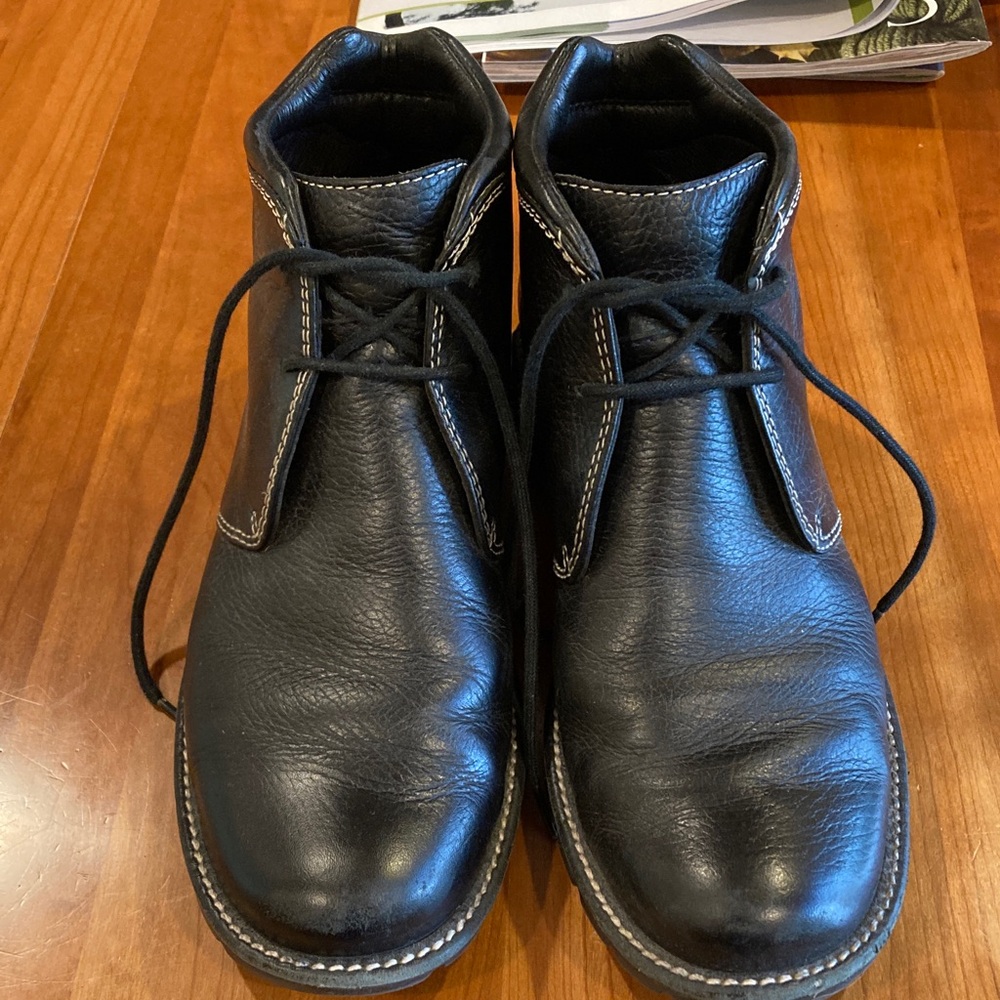 Cole Haan Black Leather Ankle Boots